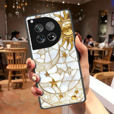 OnePlus 12 Cover - Celestial Starry Universe Series - HQ Ultra Shine Premium Infinity Glass Soft Silicon Borders Case