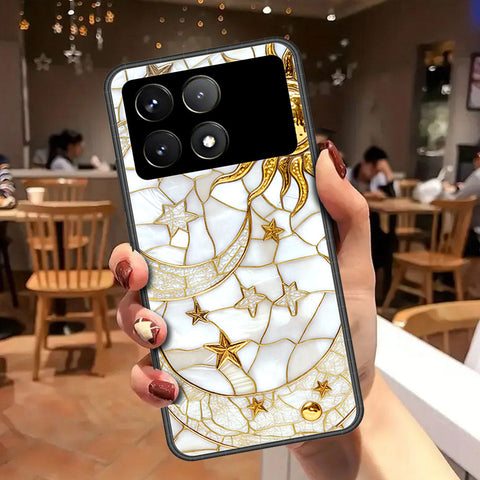 Xiaomi Poco F6 Pro Cover - Celestial Starry Universe Series - HQ Ultra Shine Premium Infinity Glass Soft Silicon Borders Case