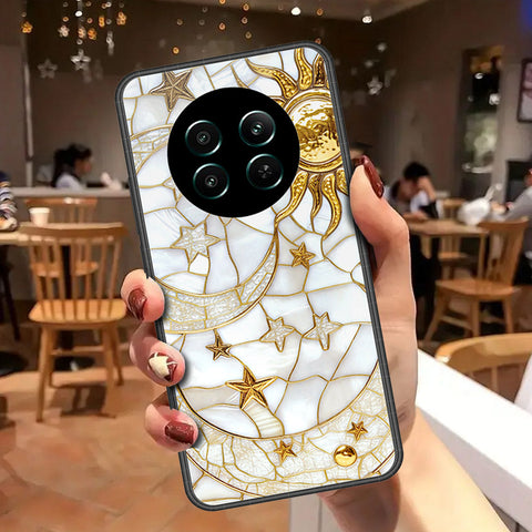 Realme 12 PlusCover - Celestial Starry Universe Series - HQ Ultra Shine Premium Infinity Glass Soft Silicon Borders Case