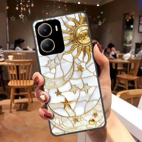Vivo Y56 Cover - Celestial Starry Universe Series - HQ Ultra Shine Premium Infinity Glass Soft Silicon Borders Case