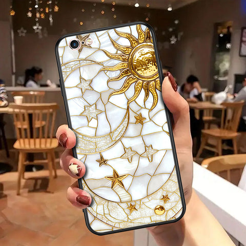 iPhone 6S / 6 Cover - Celestial Starry Universe Series - HQ Ultra Shine Premium Infinity Glass Soft Silicon Borders Case