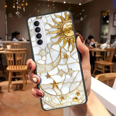 Oppo Reno 4 Pro Cover - Celestial Starry Universe Series - HQ Ultra Shine Premium Infinity Glass Soft Silicon Borders Case