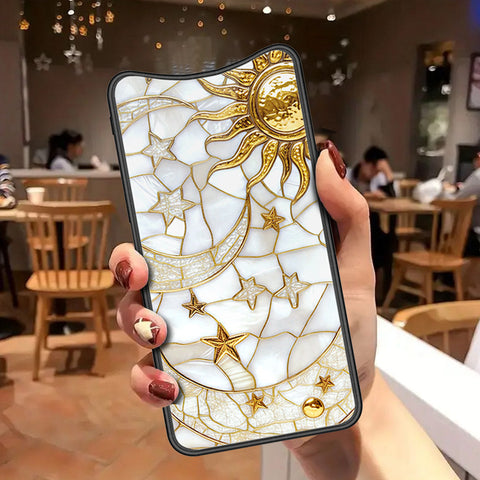Oppo Find X Cover - Celestial Starry Universe Series - HQ Ultra Shine Premium Infinity Glass Soft Silicon Borders Case