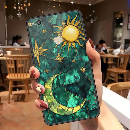 Huawei Honor 8 Lite Cover - Celestial Starry Universe Series  - HQ Ultra Shine Premium Infinity Glass Soft Silicon Borders Case