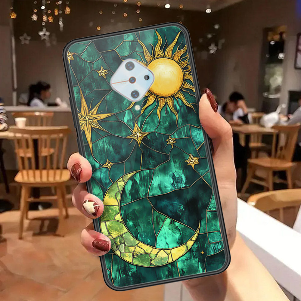 Vivo Y51 (2020 September) Cover - Celestial Starry Universe Series  - HQ Ultra Shine Premium Infinity Glass Soft Silicon Borders Case