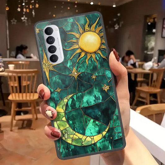 Oppo Reno 4 Pro Cover - Celestial Starry Universe Series  - HQ Ultra Shine Premium Infinity Glass Soft Silicon Borders Case