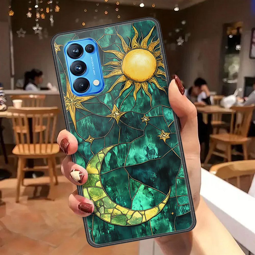 Oppo Reno 5 Pro 5G Cover - Celestial Starry Universe Series  - HQ Ultra Shine Premium Infinity Glass Soft Silicon Borders Case