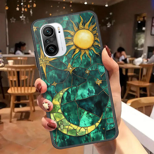 Xiaomi Redmi K40 Cover - Celestial Starry Universe Series  - HQ Ultra Shine Premium Infinity Glass Soft Silicon Borders Case