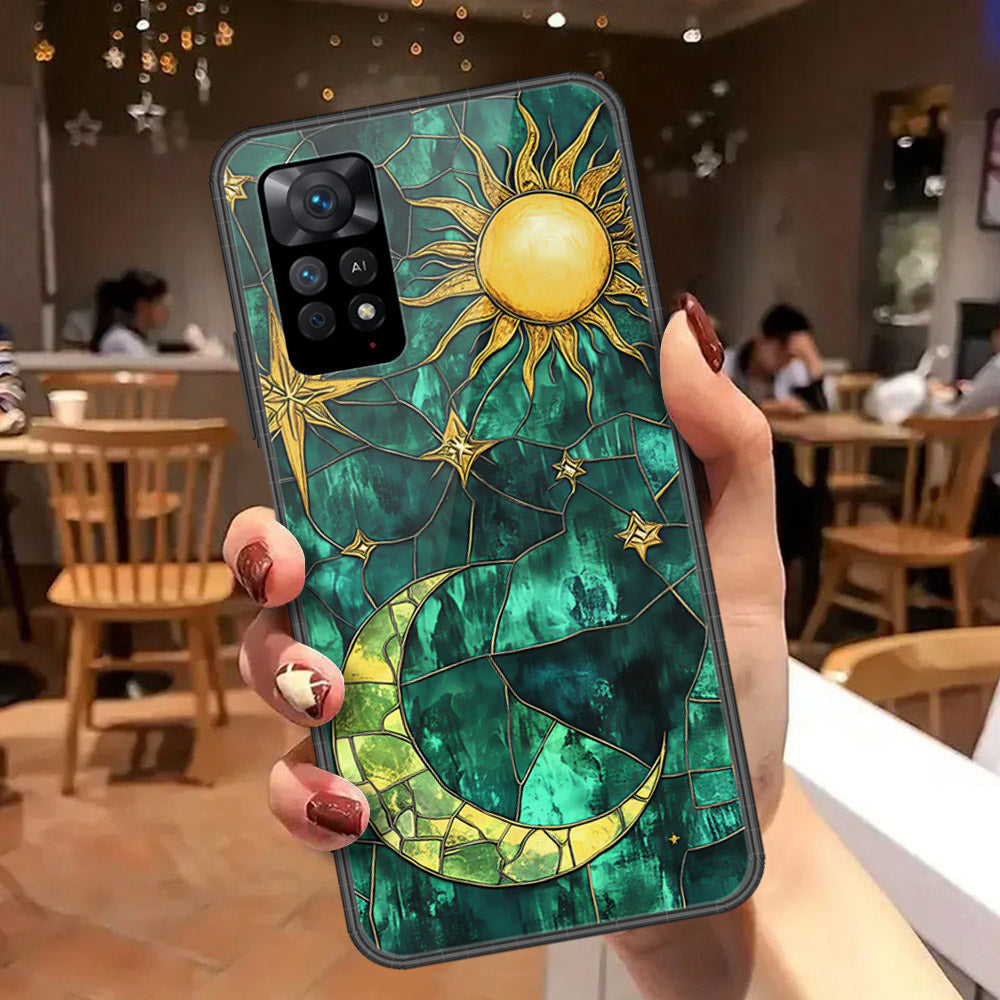 Xiaomi Redmi Note 11 Cover - Celestial Starry Universe Series  - HQ Ultra Shine Premium Infinity Glass Soft Silicon Borders Case