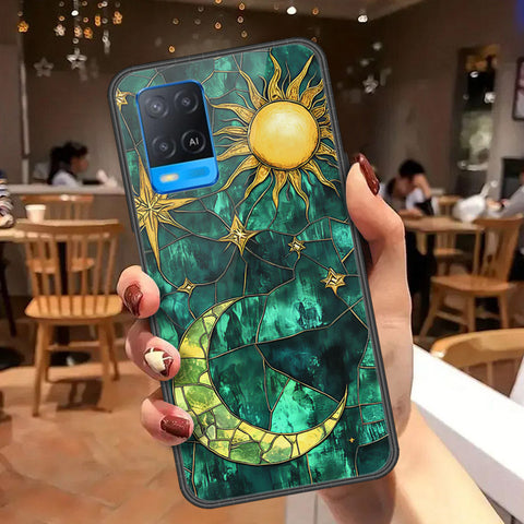Oppo A54 4G Cover - Celestial Starry Universe Series  - HQ Ultra Shine Premium Infinity Glass Soft Silicon Borders Case