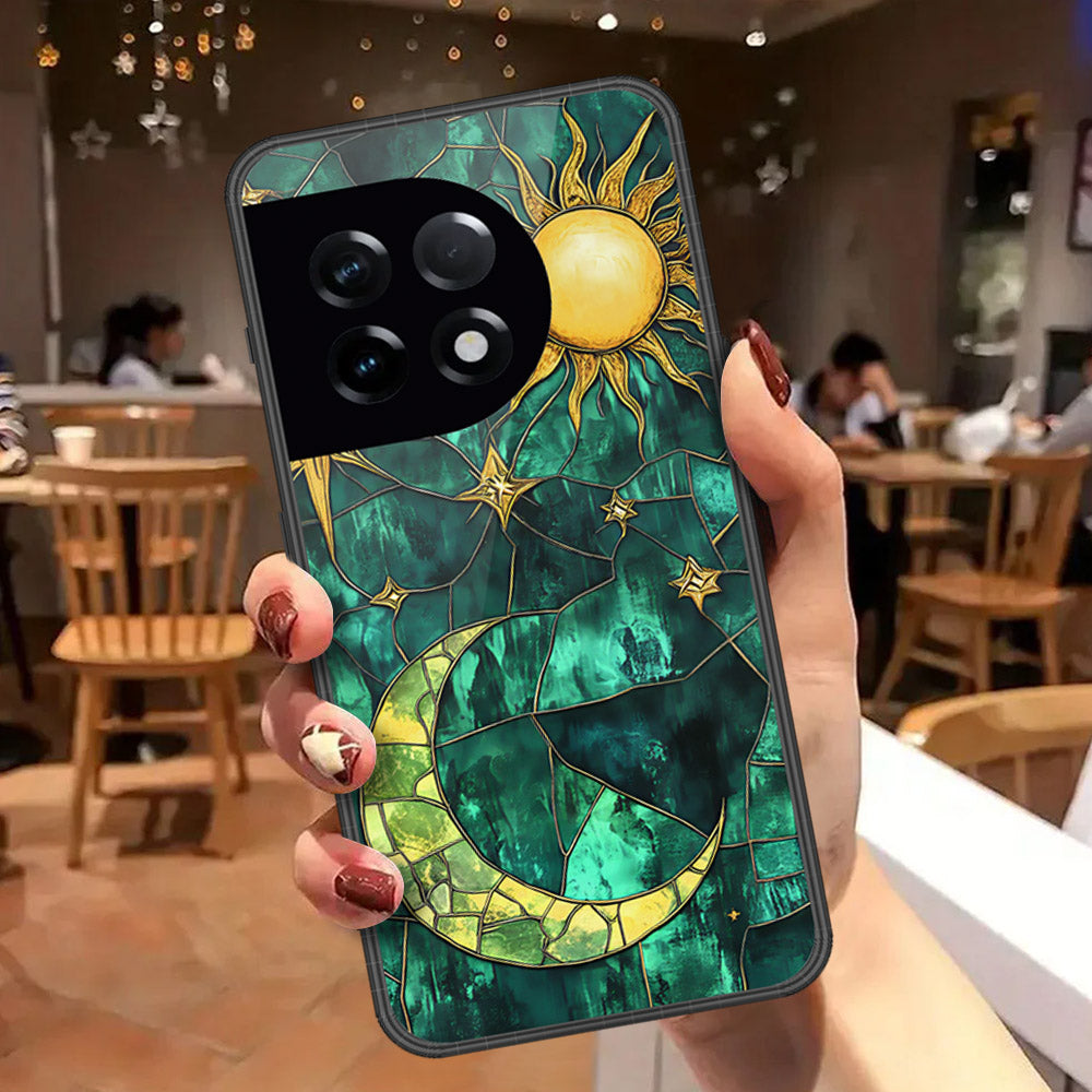 OnePlus 11 Cover - Celestial Starry Universe Series  - HQ Ultra Shine Premium Infinity Glass Soft Silicon Borders Case