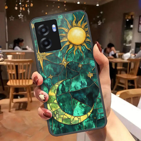 Realme V23 Cover - Celestial Starry Universe Series  - HQ Ultra Shine Premium Infinity Glass Soft Silicon Borders Case