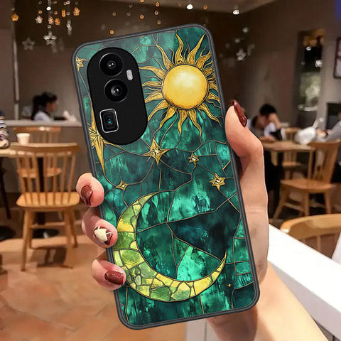 Oppo Reno 10 Pro Plus Cover - Celestial Starry Universe Series  - HQ Ultra Shine Premium Infinity Glass Soft Silicon Borders Case