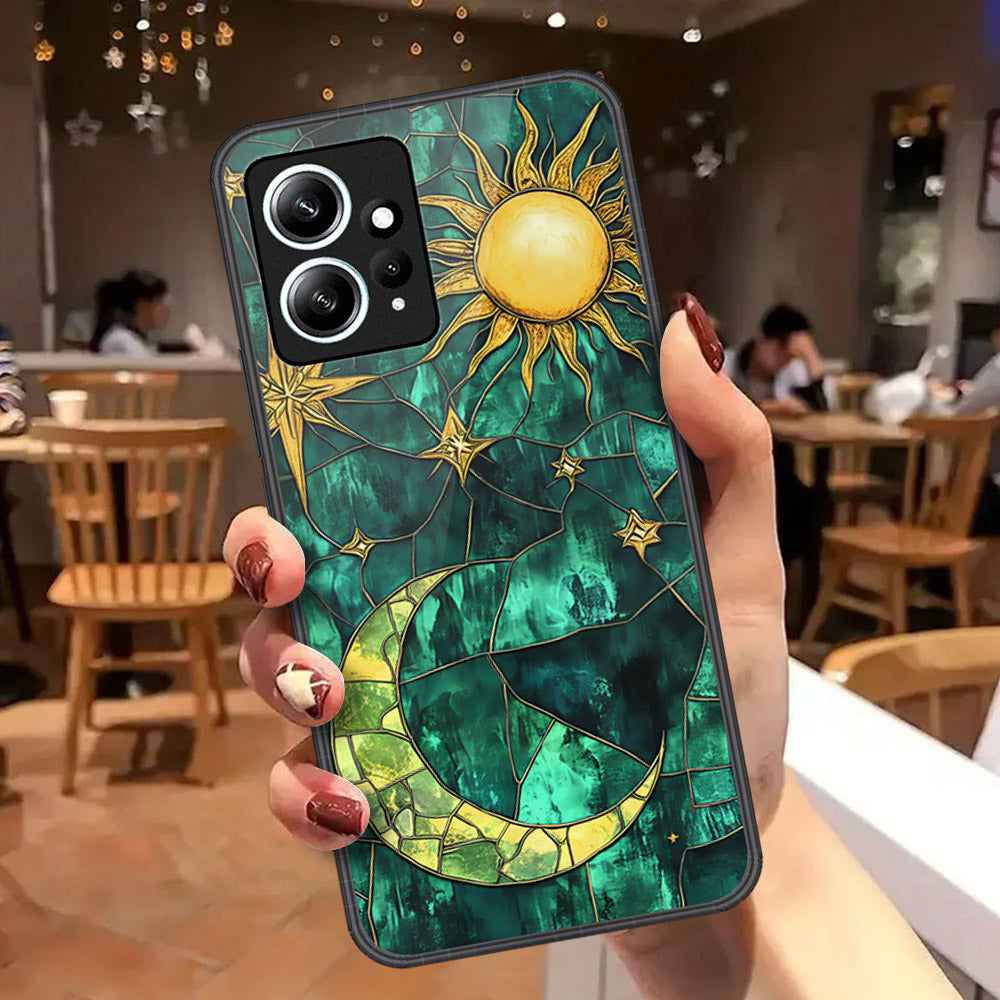 Xiaomi Redmi Note 12 4G Cover - Celestial Starry Universe Series  - HQ Ultra Shine Premium Infinity Glass Soft Silicon Borders Case
