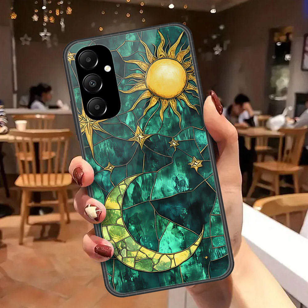 Samsung Galaxy A05s Cover - Celestial Starry Universe Series - HQ Ultra Shine Premium Infinity Glass Soft Silicon Borders Case