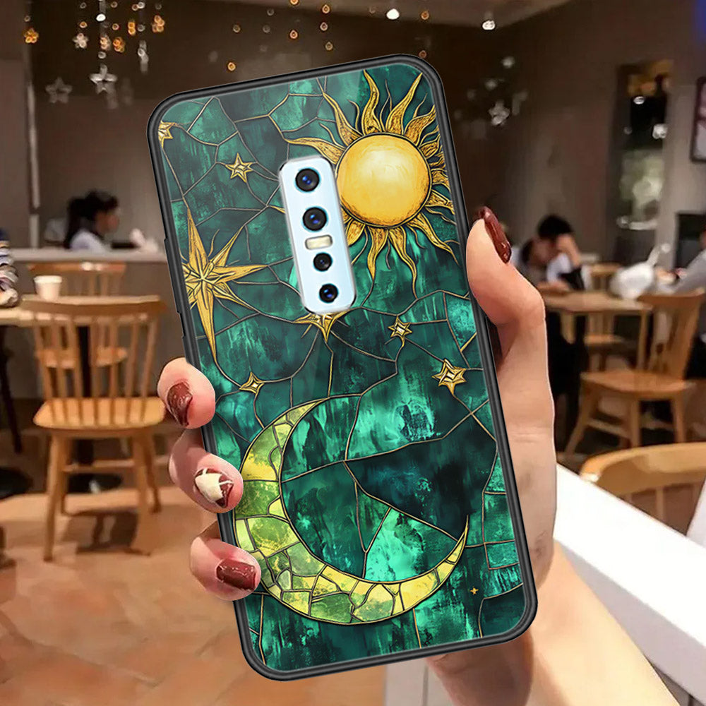 Vivo V17 Pro Cover - Celestial Starry Universe Series  - HQ Ultra Shine Premium Infinity Glass Soft Silicon Borders Case