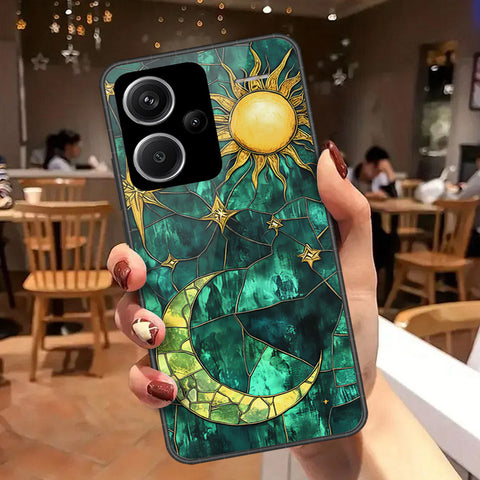 Xiaomi Redmi Note 13 Pro Plus 5G Cover - Celestial Starry Universe Series - HQ Ultra Shine Premium Infinity Glass Soft Silicon Borders Case
