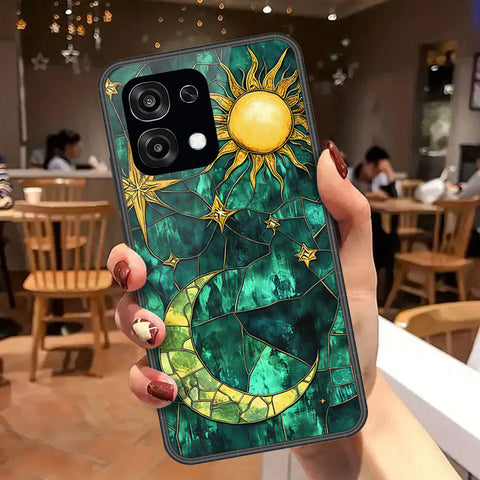 Oppo F31 Cover - Celestial Starry Universe Series - HQ Ultra Shine Premium Infinity Glass Soft Silicon Borders Case