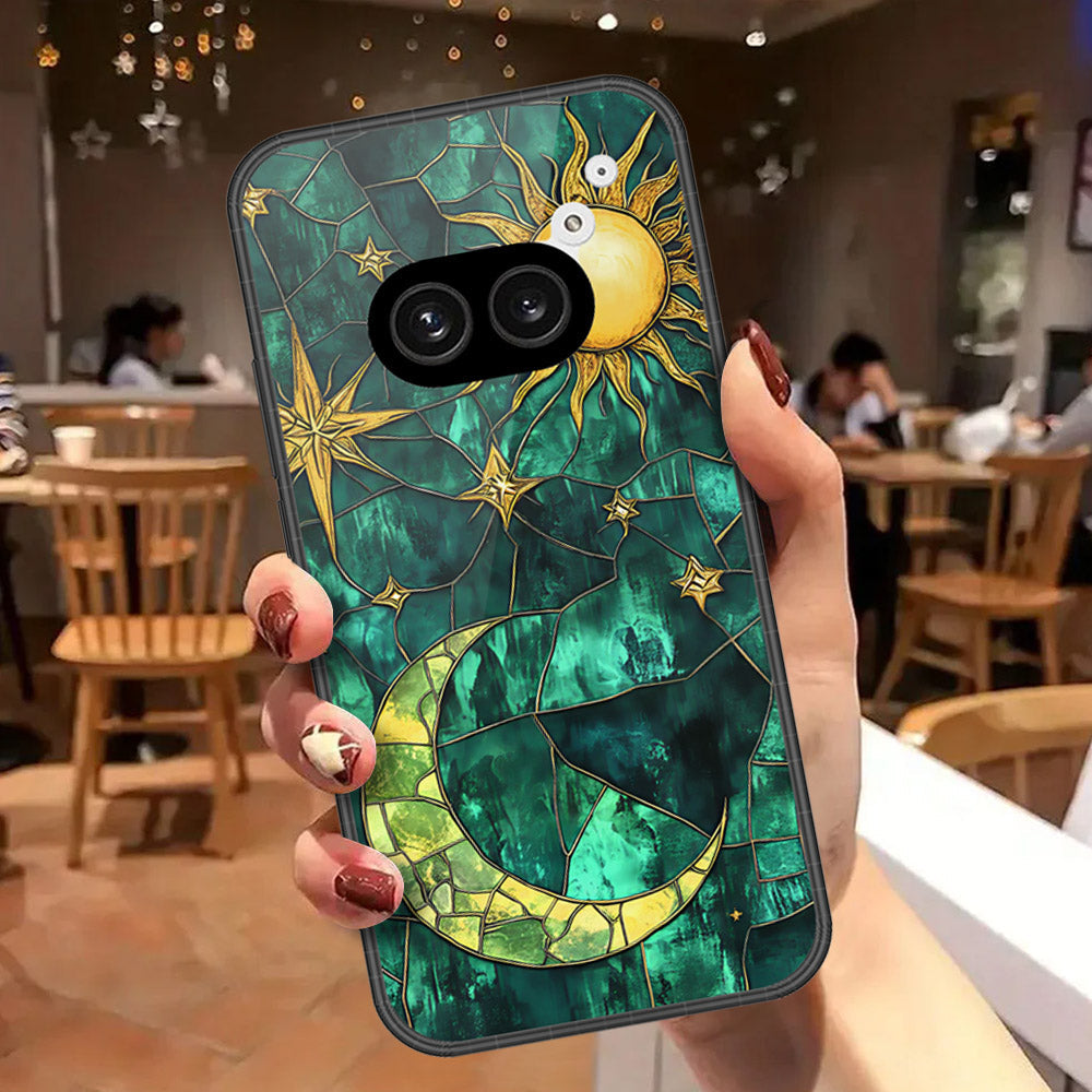 Nothing Phone 2a Cover - Celestial Starry Universe Series - HQ Ultra Shine Premium Infinity Glass Soft Silicon Borders Case