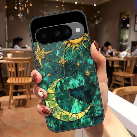 Google Pixel 10 Cover - Celestial Starry Universe Series - HQ Ultra Shine Premium Infinity Glass Soft Silicon Borders Case