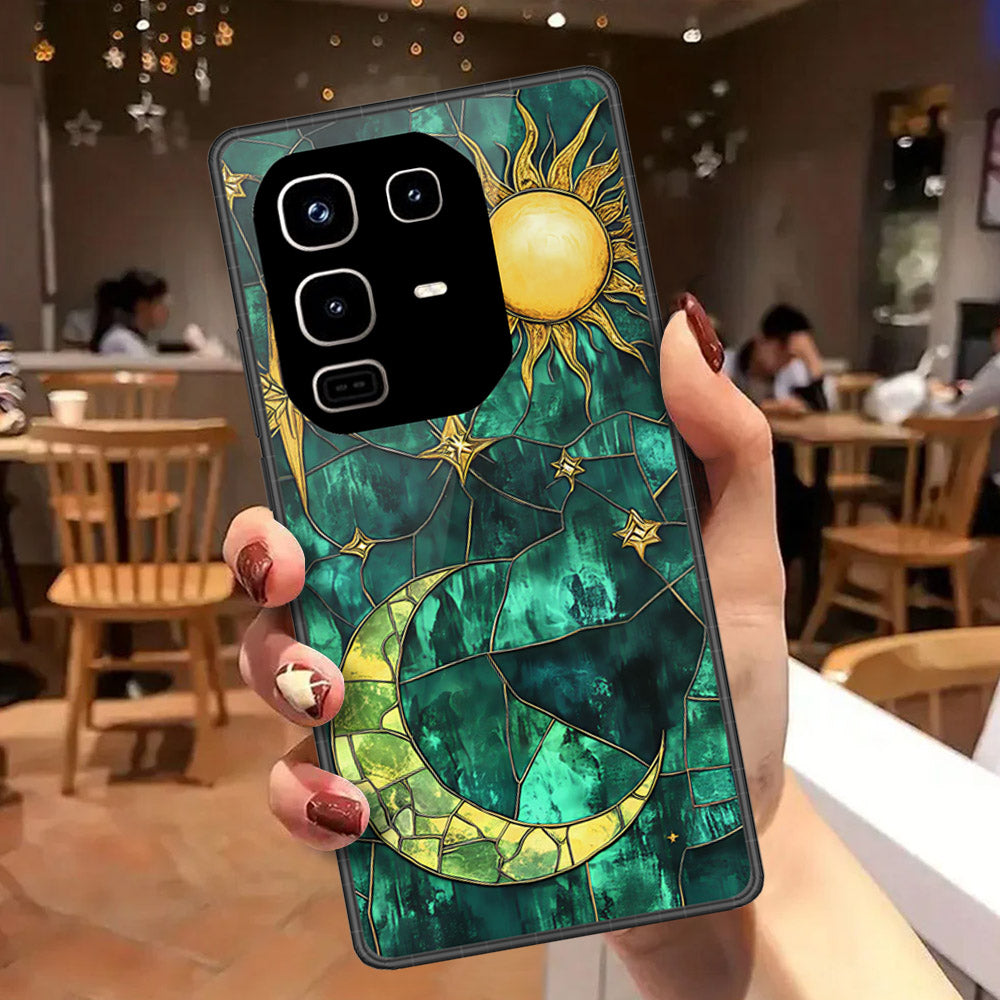 Infinix Note 50 4G Cover - Celestial Starry Universe Series - HQ Ultra Shine Premium Infinity Glass Soft Silicon Borders Case