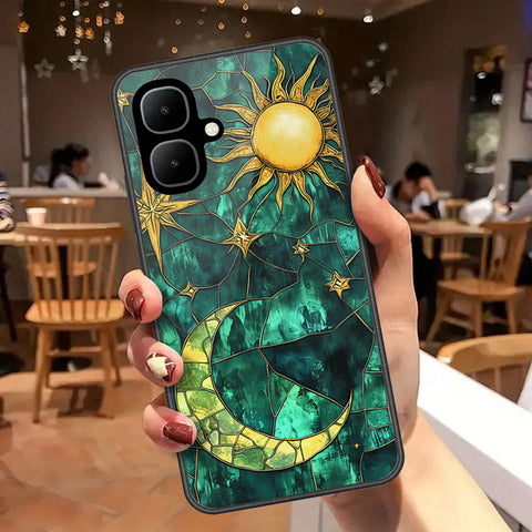 Tecno Spark Go 2 Cover - Celestial Starry Universe Series - HQ Ultra Shine Premium Infinity Glass Soft Silicon Borders Case