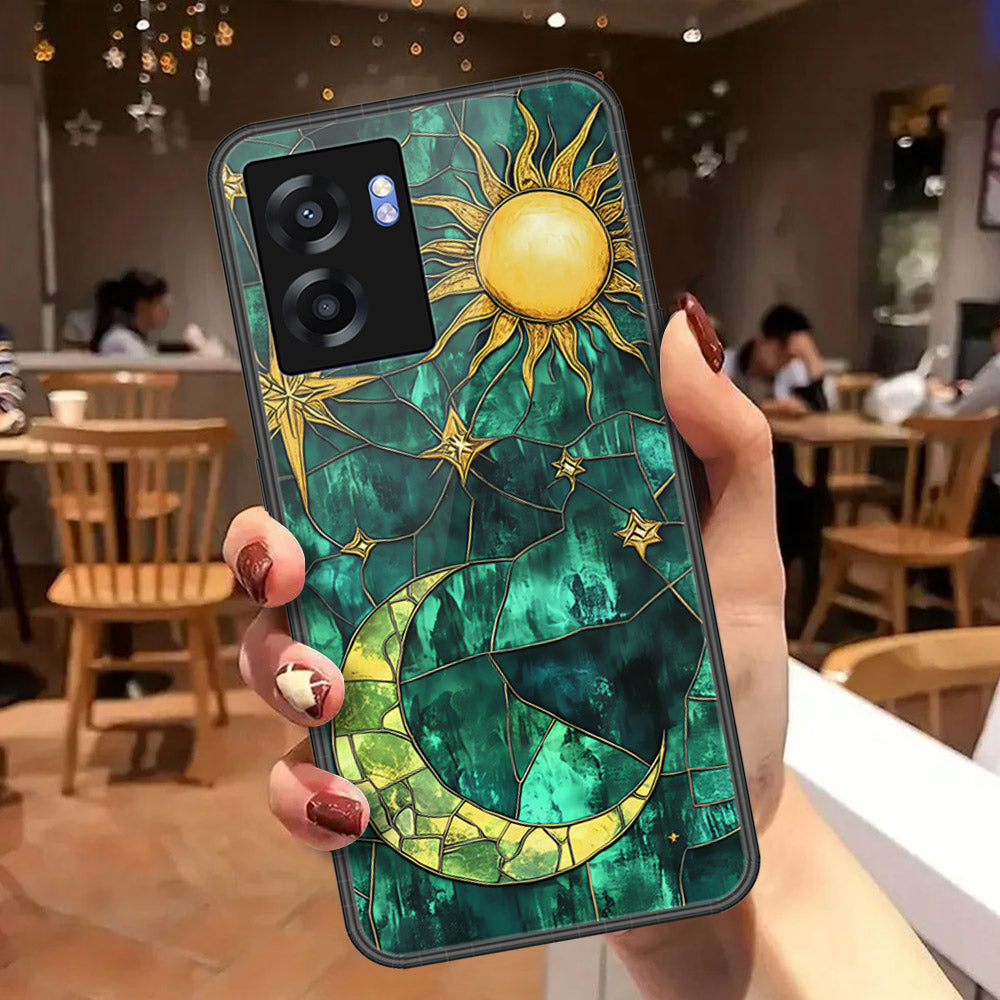 Realme Q3 Pro 5G Cover - Celestial Starry Universe Series - HQ Ultra Shine Premium Infinity Glass Soft Silicon Borders Case