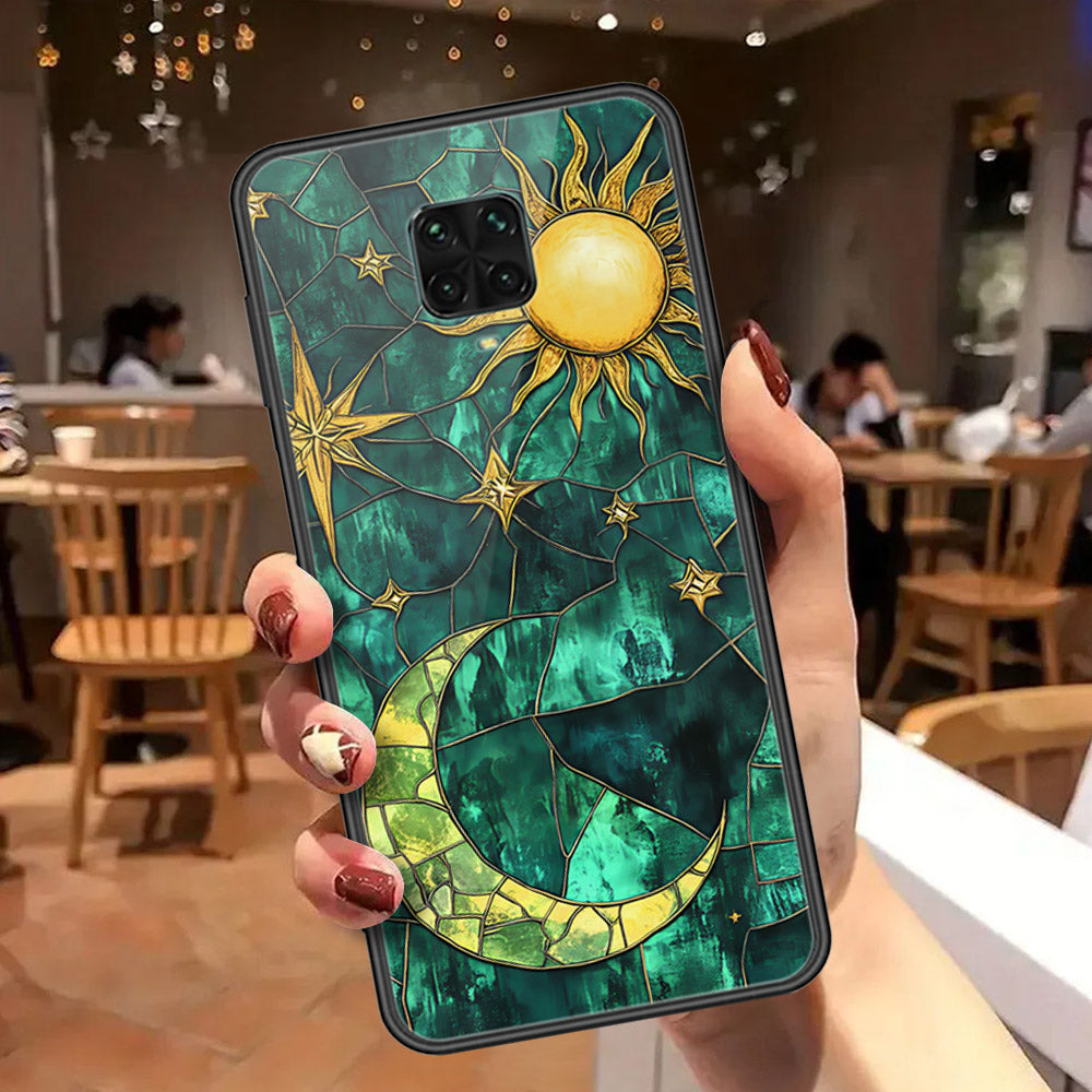 Xiaomi Redmi Note 9 Pro Cover - Celestial Starry Universe Series  - HQ Ultra Shine Premium Infinity Glass Soft Silicon Borders Case