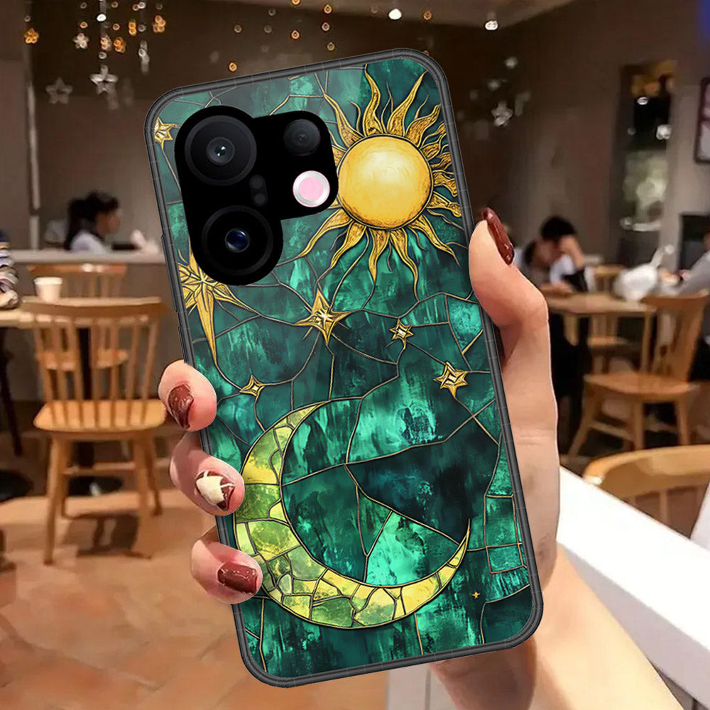 Vivo S30 Pro Mini Cover - Celestial Starry Universe Series - HQ Ultra Shine Premium Infinity Glass Soft Silicon Borders Case