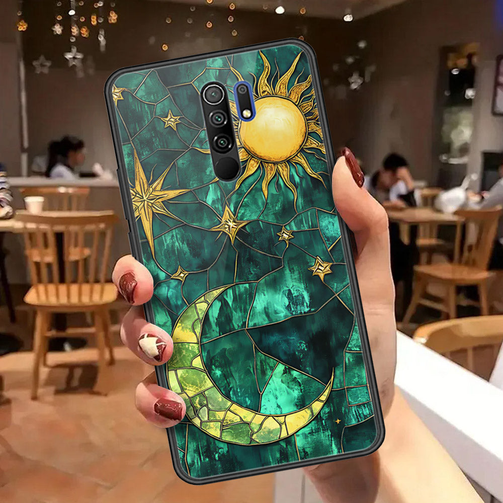 Xiaomi Redmi 9 Cover - Celestial Starry Universe Series  - HQ Ultra Shine Premium Infinity Glass Soft Silicon Borders Case
