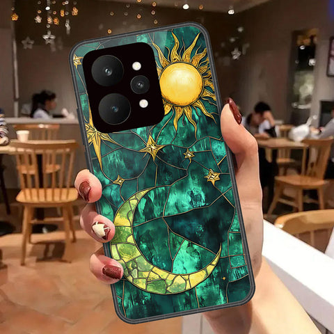 Realme 15 Pro Cover - Celestial Starry Universe Series - HQ Ultra Shine Premium Infinity Glass Soft Silicon Borders Case