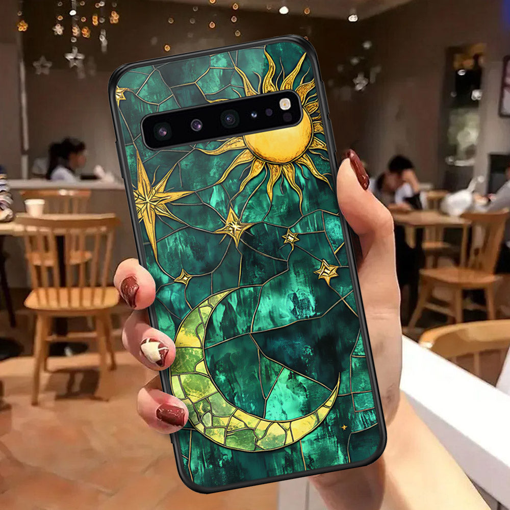Samsung Galaxy S10 5G Cover - Celestial Starry Universe Series  - HQ Ultra Shine Premium Infinity Glass Soft Silicon Borders Case