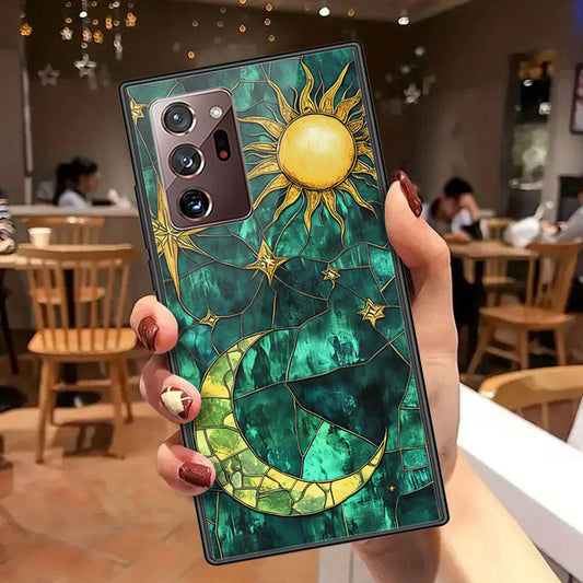 Samsung Galaxy Note 20 Ultra Cover - Celestial Starry Universe Series  - HQ Ultra Shine Premium Infinity Glass Soft Silicon Borders Case