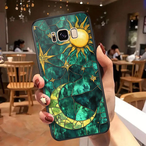 Samsung Galaxy S8 Plus Cover - Celestial Starry Universe Series  - HQ Ultra Shine Premium Infinity Glass Soft Silicon Borders Case