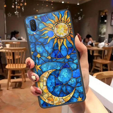 Huawei Y9 2019 Cover - Celestial Starry Universe Series  - HQ Ultra Shine Premium Infinity Glass Soft Silicon Borders Case