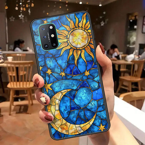OnePlus 8T Cover - Celestial Starry Universe Series  - HQ Ultra Shine Premium Infinity Glass Soft Silicon Borders Case