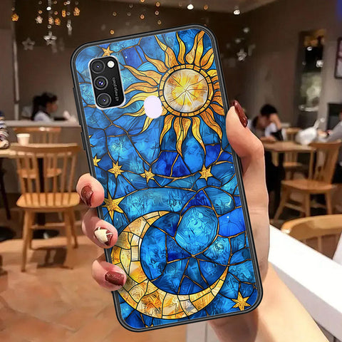 Samsung Galaxy M21 Cover - Celestial Starry Universe Series  - HQ Ultra Shine Premium Infinity Glass Soft Silicon Borders Case
