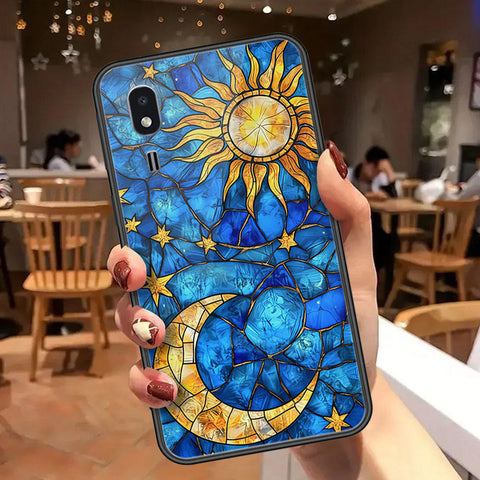 Samsung Galaxy A2 Core Cover - Celestial Starry Universe Series  - HQ Ultra Shine Premium Infinity Glass Soft Silicon Borders Case
