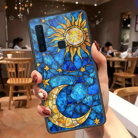 Samsung Galaxy A9 Star Pro Cover - Celestial Starry Universe Series  - HQ Ultra Shine Premium Infinity Glass Soft Silicon Borders Case