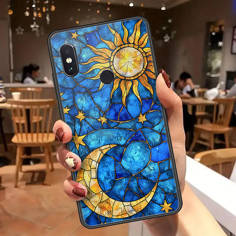 Xiaomi Redmi Note 5 Pro Cover - Celestial Starry Universe Series  - HQ Ultra Shine Premium Infinity Glass Soft Silicon Borders Case
