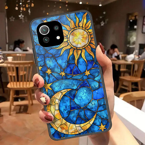 Xiaomi Mi 11 Lite 5G Cover - Celestial Starry Universe Series  - HQ Ultra Shine Premium Infinity Glass Soft Silicon Borders Case