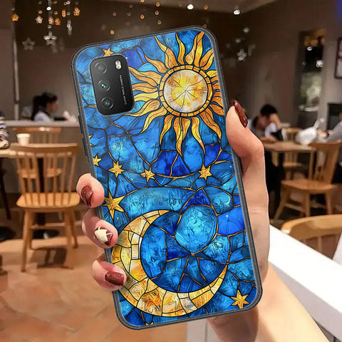 Xiaomi Poco M3 Cover - Celestial Starry Universe Series  - HQ Ultra Shine Premium Infinity Glass Soft Silicon Borders Case