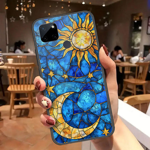 Realme C25Y Cover - Celestial Starry Universe Series  - HQ Ultra Shine Premium Infinity Glass Soft Silicon Borders Case