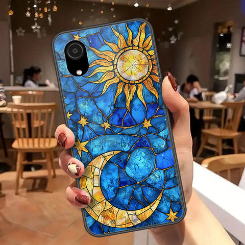 Samsung Galaxy A03 Core Cover - Celestial Starry Universe Series  - HQ Ultra Shine Premium Infinity Glass Soft Silicon Borders Case