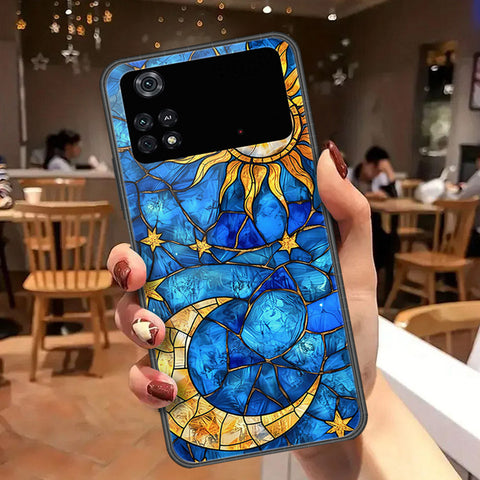 Xiaomi Poco M4 Pro Cover - Celestial Starry Universe Series  - HQ Ultra Shine Premium Infinity Glass Soft Silicon Borders Case