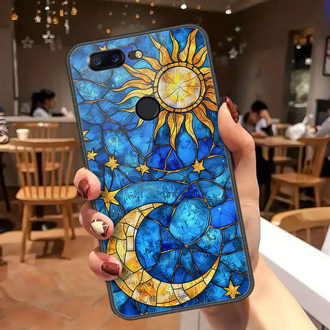 OnePlus 5T Cover - Celestial Starry Universe Series  - HQ Ultra Shine Premium Infinity Glass Soft Silicon Borders Case