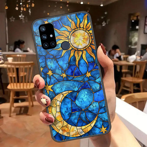 OnePlus Nord N10 Cover - Celestial Starry Universe Series  - HQ Ultra Shine Premium Infinity Glass Soft Silicon Borders Case