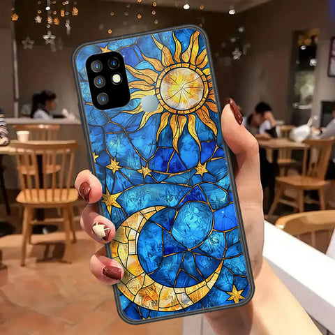 Infinix Hot 10 Cover - Celestial Starry Universe Series  - HQ Ultra Shine Premium Infinity Glass Soft Silicon Borders Case