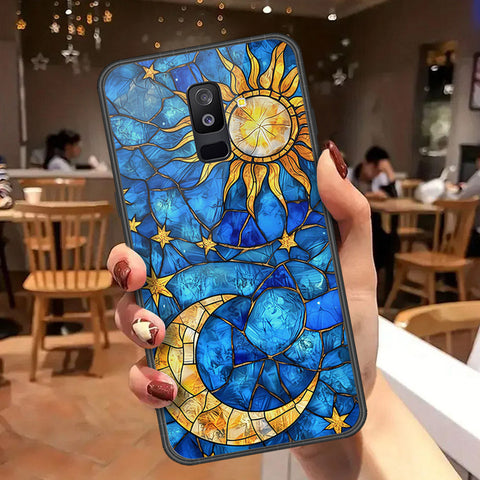 Samsung Galaxy A9 Star Lite Cover - Celestial Starry Universe Series  - HQ Ultra Shine Premium Infinity Glass Soft Silicon Borders Case