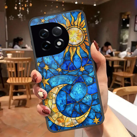 OnePlus 11 Cover - Celestial Starry Universe Series  - HQ Ultra Shine Premium Infinity Glass Soft Silicon Borders Case